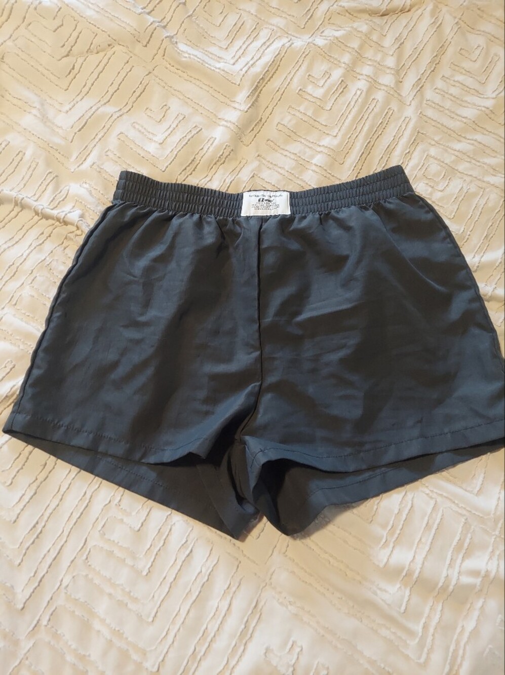 SHEIN EZwear Dark Grey Elastic Waist Casual Running Shorts Medium (M)